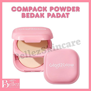 GLAD2GLOW G2G Perfect Bluring Powder Foundation Primer Bedak
