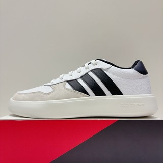 adidas LITECOURT 男生 白色 皮革 舒適 板鞋 運動 休閒鞋 小白鞋 情侶鞋 JS3875