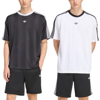 ADIDAS 男 JACQUARD JERSEY 圓領T(短)-KD5829/30