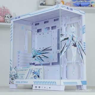 SAMA先馬 新境界吹雪DIY定製ARGB燈闆二次元海景房全景側透主機箱