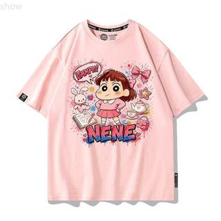 小新 短袖上衣 水洗上衣 t恤 短袖衣服 oversize 原宿風 美式復古上衣 夏季高街潮牌做舊oversize上衣