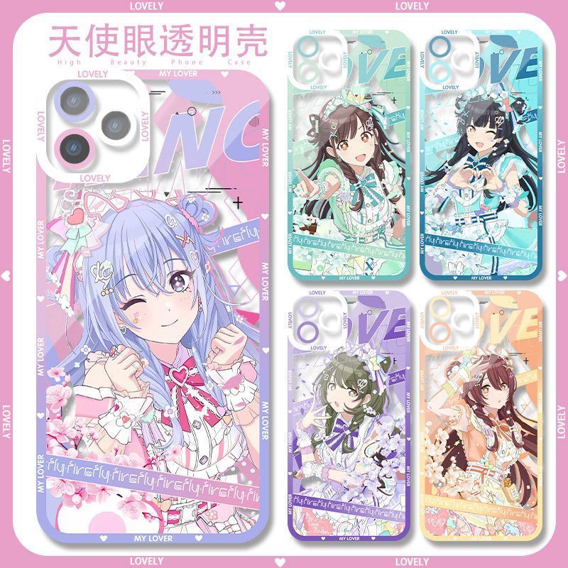 🪩アイドルマスター🪩偶像大師 週邊 偶像大師係列 偶像大師閃耀色彩鈴木羽那手機殻適配OPPO華為vivo真我小米一加軟 