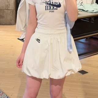 女子 ASWNSWBUBBLESKIRT 寬松 運動 休閑 半身裙 IQ0062-010
