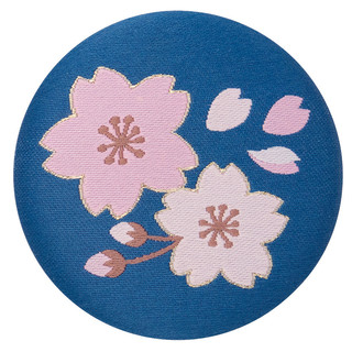 日本 DECOLE 日本伴手禮布鈕扣磁鐵/ 櫻花 eslite誠品