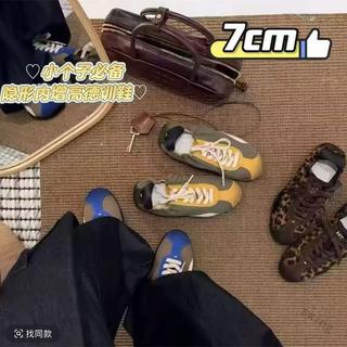 台灣出貨 🚚2026年新款厚底內增高德訓鞋女款秋季新款小個子休閒運動鞋子女 熱銷 swing