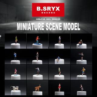 🌼台灣發貨🌼 1：64人偶 微縮人偶閤集款 賽車女孩 坐姿男生 1：64場景 微縮人偶 迷你人偶 車模場景 模擬人偶