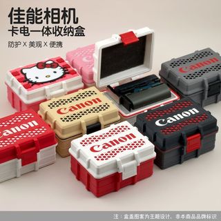 🔥臺灣熱銷灬🔥佳能Canon相機電池收納盒LP-E6/LP-E17/LP-E12內存卡一體收納盒