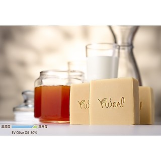 YuSoap - 蜂蜜牛乳可可皂 / 冷製手工皂 / 乾性肌膚 / 敏弱肌膚 / 熟齡肌膚