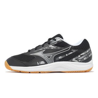 Mizuno 羽球鞋 Sky Blaster 4 寬楦 男女鞋 黑 灰 止滑 美津濃 [ACS] 71GA2533-16