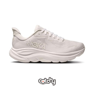 Hoka One One Clifton 10 杏白 緹花針織 耐磨抓地 緩震輕量 厚底 女鞋 1162030WWH
