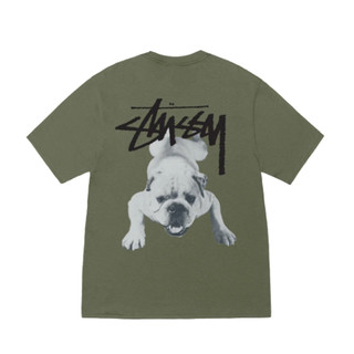 [FLOMMARKET] Stussy Stock Dog Tee 狗狗短T 軍綠