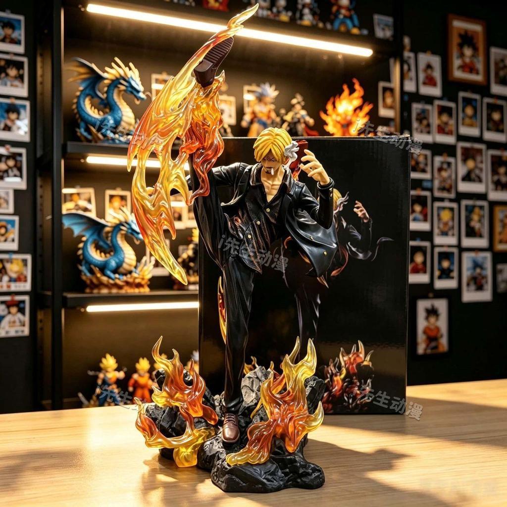 航海王 惡魔踢腿山治手辦魔神山治海賊王系列站姿模型擺件禮物收藏 玩偶 公仔 生日禮物