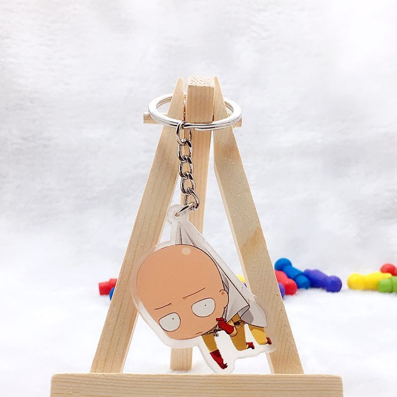  一拳超人系列 動漫周邊琦玉傑諾斯亞克力鑰匙扣一拳超人書包掛件