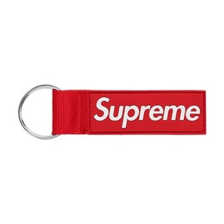 Supreme Webbing Keychain Red 鑰匙圈 掛件 紅色 SS26A135-RD [台灣現貨]