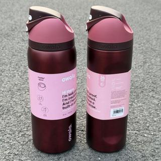 💥蝦皮精選💥美版Owala 車釐子色保溫杯 FreeSip保溫杯 304不鏽鋼保溫瓶 大容量水杯 運動雙飲保溫杯