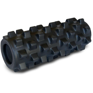 Rumble Roller 狼牙棒 深層組織按摩滾筒 31公分黑色加強 增加柔軟度 預防膝蓋下背痛