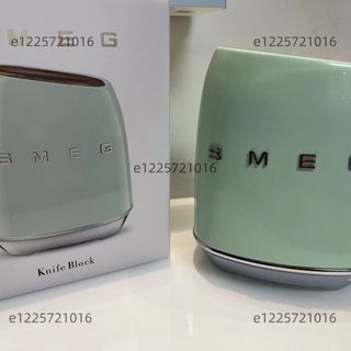 smeg斯麥格復古奶油色廚房刀具套裝不鏽鋼家用日式刀水果刀全套/7