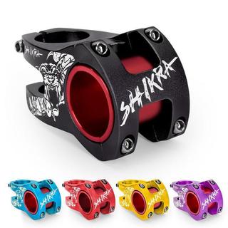 ⭐免運⭐SHIKRA山地自行車把立鋁合金31.8/35MM超輕把立自行車改裝立管