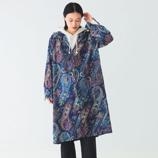 NEEDLES × BEAMS BOY / 別注 女裝 變形蟲 天鵝絨 大衣
