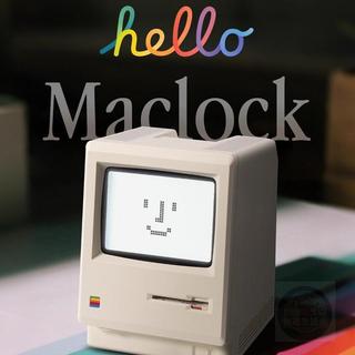 ✨限量搶購✨Maclock麥金塔 鬧鐘 復古懷舊桌面電子時鐘桌搭創意生日禮物送男友