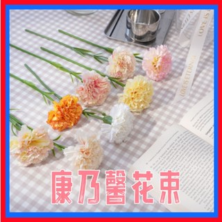 康乃馨假花👌康乃馨花束 假花 康乃馨花 人造花 假花束 模擬花束 永生康乃馨 康奶馨花束 仿真花 假花裝飾 裝飾花