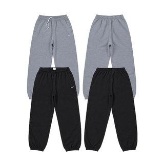 Nike Solo Swoosh Fleece Pants 重磅刷毛棉長褲 黑/灰 DA0330【SPLY】