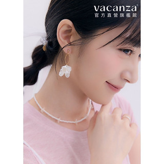 【vacanza】花影垂掛・鋼針耳環
