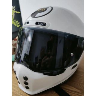 【飛天騎士】適用HJC V10 HJ-41小黃人復古全盔鏡片 日夜通用 電鍍鏡片 安全帽鏡片 幻彩極光 高透光精品高畫質