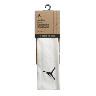 NIKE JORDAN SPORT 頭綁帶(Dri-FIT 髮帶 有氧 瑜珈「J1011610101OS」 白黑