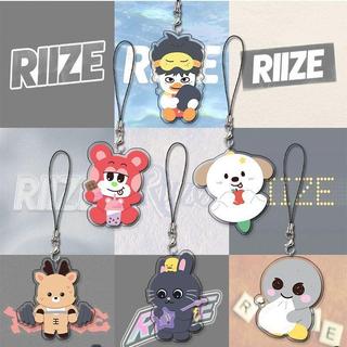 台灣出貨💕riize周邊 創意手機鏈 亞克力鈅匙扣 卡通裝飾學生 包包掛件 可愛高顏值掛件禮物 riize周邊 rii