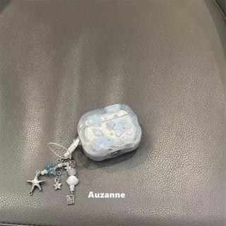 臺灣現貨🔥Smile❤️ins半透暈染海螺適用於airpodspro1代2代3代4代藍牙耳機殼保護套