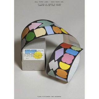 Flagg Roll Paper Label -Deco Shape sticker roll・裝飾圖形 貼紙卷