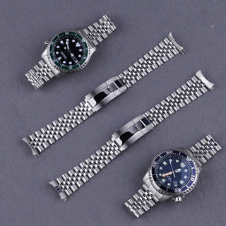 適用 Citizen 西鐵城 NY0040對於ECO-Drive 32003272 20mm錶帶Jubilee手錶 錶帶