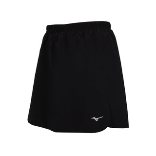 MIZUNO 女羽球短裙褲( 訓練 美津濃 羽球「72TBB71509」 黑白