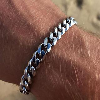 【小眾飾品】 New Trendy Cuban Chain Men Bracelet Classic Stainless