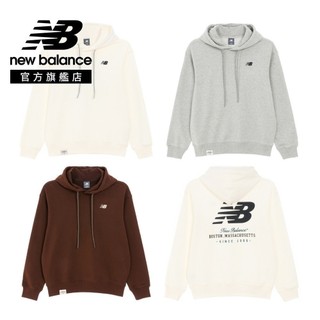 【New Balance】 NB SDS 連帽長袖上衣 男性 咖啡/米白/灰(MT61J3IZGHM/CIC/ABJ)