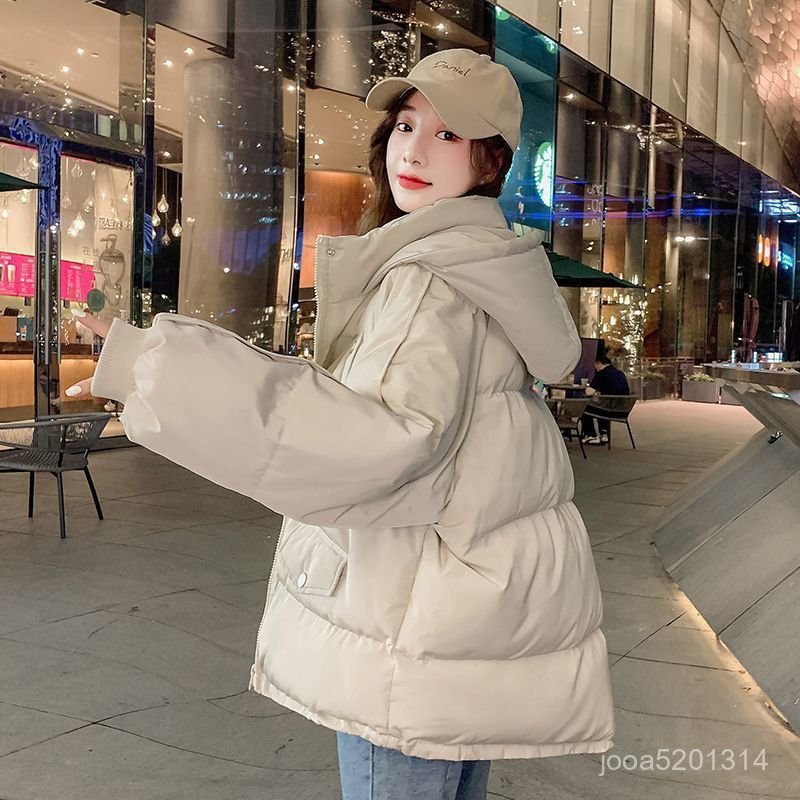 【MR.男先生】臺灣出貨 免運 女秋冬羽絨服 秋冬新款羽絨棉服女連帽短款小個子時尚加厚保暖棉襖外套休閒 09KH