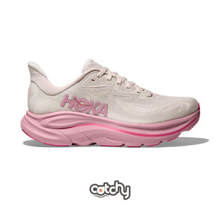 Hoka One One Clifton 10 粉白 緹花針織 耐磨抓地 緩震輕量 厚底 女鞋 1162031RMD