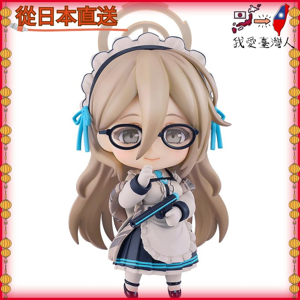 【日本直送】 Good Smile Company 黏土人 藍色檔案 - 紫笠茜 非比例塗裝完成可動人偶