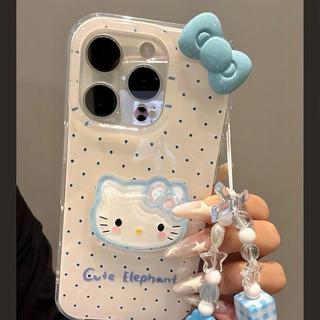 【精緻好物】卡通波點KT貓暢玩80Plus手機殼70/60/50/40防摔Play10/9/8