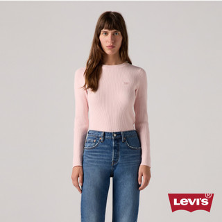 Levi's 女款 合身長袖Logo Tee 熱賣單品 A0719-0034