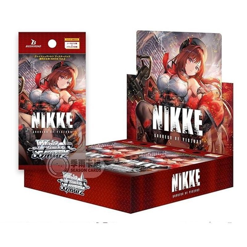 正版 WS收藏卡【簡中】勝利女神 黑白雙翼 第二彈 一盒 勝利女神NIKKE妮姬 勝利女神收藏卡牌