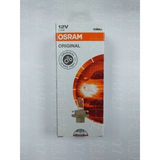 【億威】(2452MFX6/德國製) OSRAM 12V T5 1.5W帶座儀表燈泡-米色