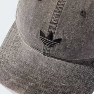 日韓代購 Adidas 愛迪達 Baseball Cap KE0856 帽 水洗棒球帽 老帽 灰 刺繡三葉草 經典
