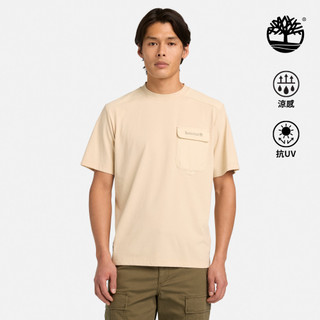 Timberland 男款米色Timberchill短袖T恤|A2R8HY94