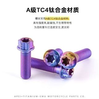 【台灣出貨】花型頭 花型 正鈦螺絲 M4 M5 M6 鈦螺絲 鈦合金螺絲 M4螺絲 M5螺絲 M6螺絲 M6鈦螺絲