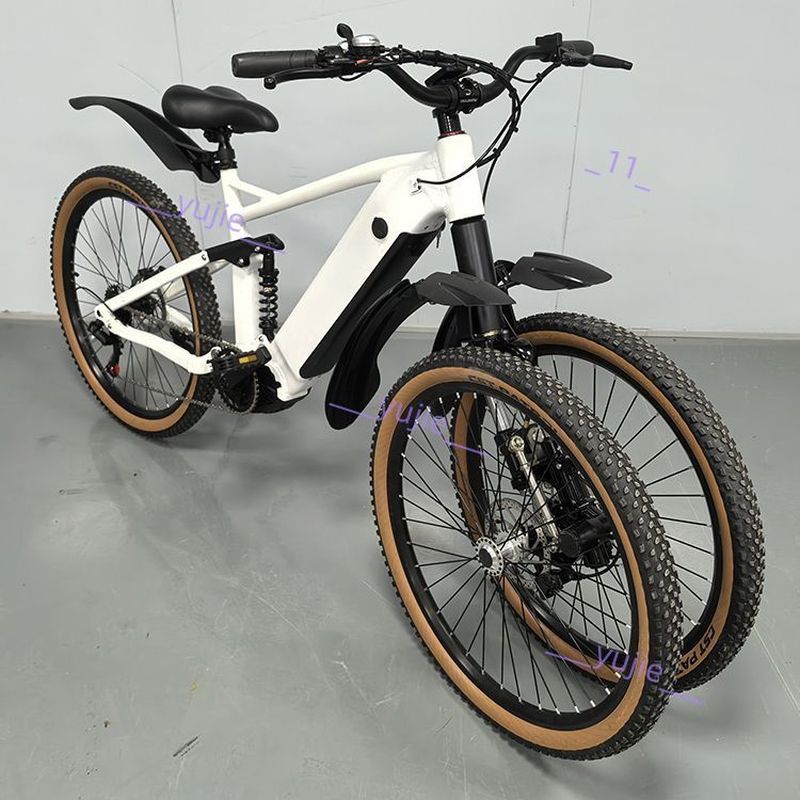 倒三輪中置電機電動自行車鋰電池電動自行車軟尾減震倒三輪助力車（不含運）