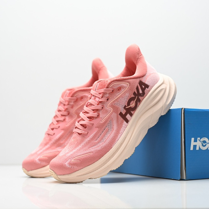 HOKA ONE ONE Clifton 10 女士跑步鞋透氣減震緩震運動鞋