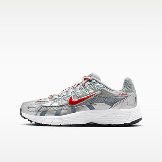 Nike 耐吉 P-6000 GS 大童 運動休閒鞋 復古鞋 舒適 緩震 金屬銀 紅 [HV5064-016]