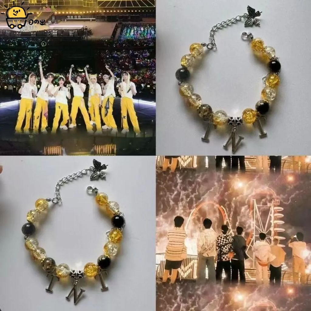 現款🛒TNT時代少年團周邊 TNT時代少年團款屬性應援手鍊insTNT字母掛件手串原創馬嘉祺周邊
